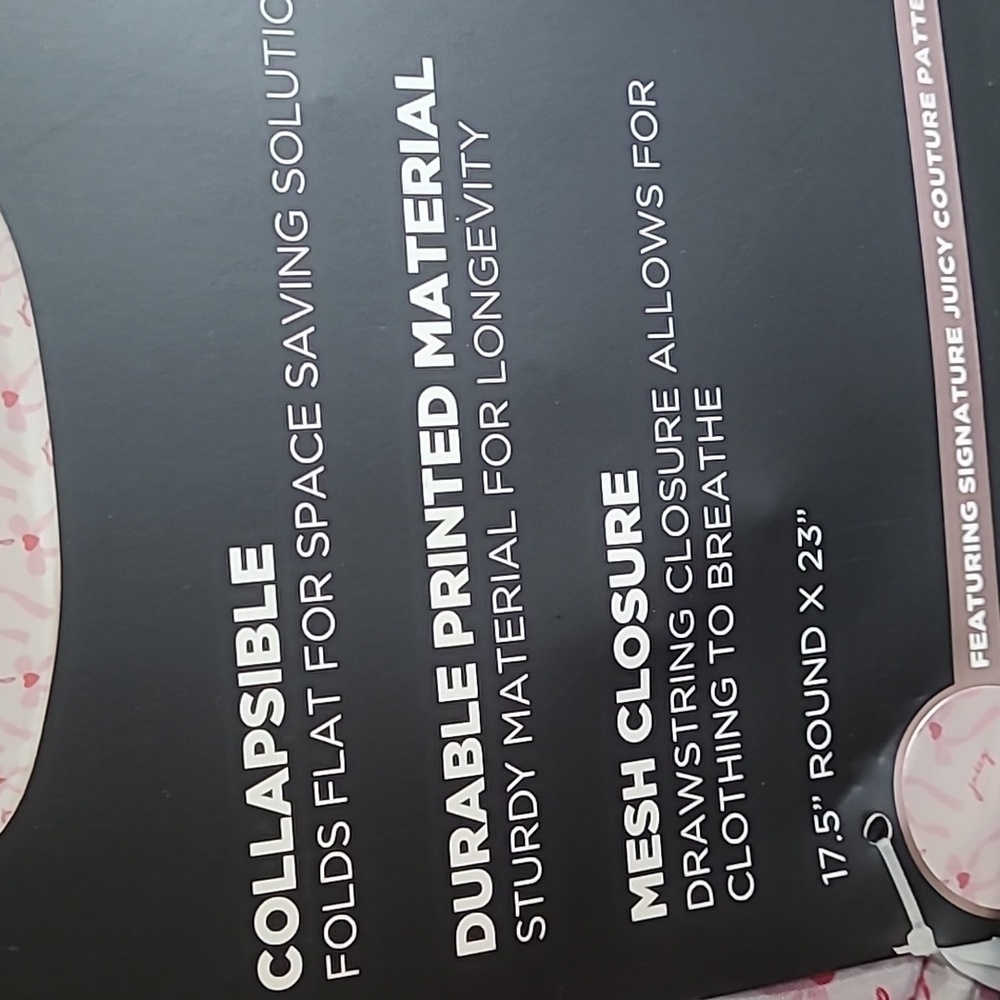 Juicy Couture Pink Pop Up Hamper - Picture 3 of 12